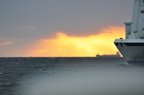 Sonnenuntergang auf der Ostsee!